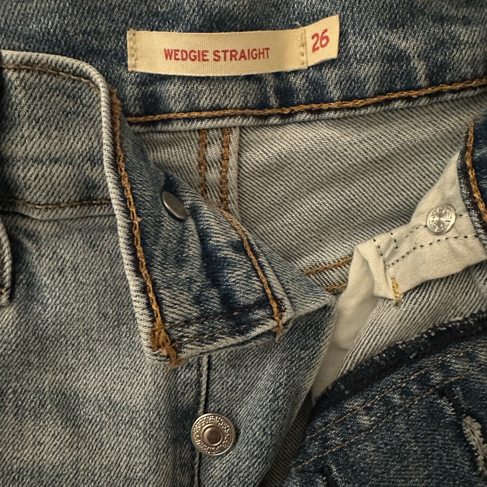 Levi's Blue wedgie Straight Leg Jeans